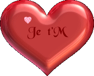 un coeur bien rouge